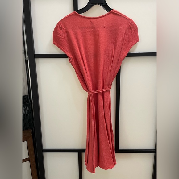 Reformation Coral Pink Mini Dress - Picture 4 of 4